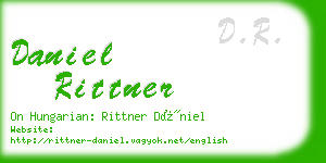 daniel rittner business card